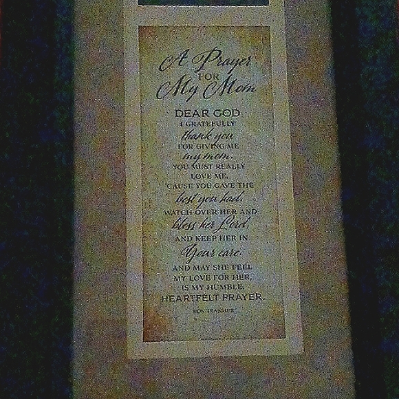 DEXSA "PRAYER FOR MY MOM" WOOD FRAME WALL PLAQUE * BRAND NEW AND IN ORIGINAL BOX - Picture 8 of 10